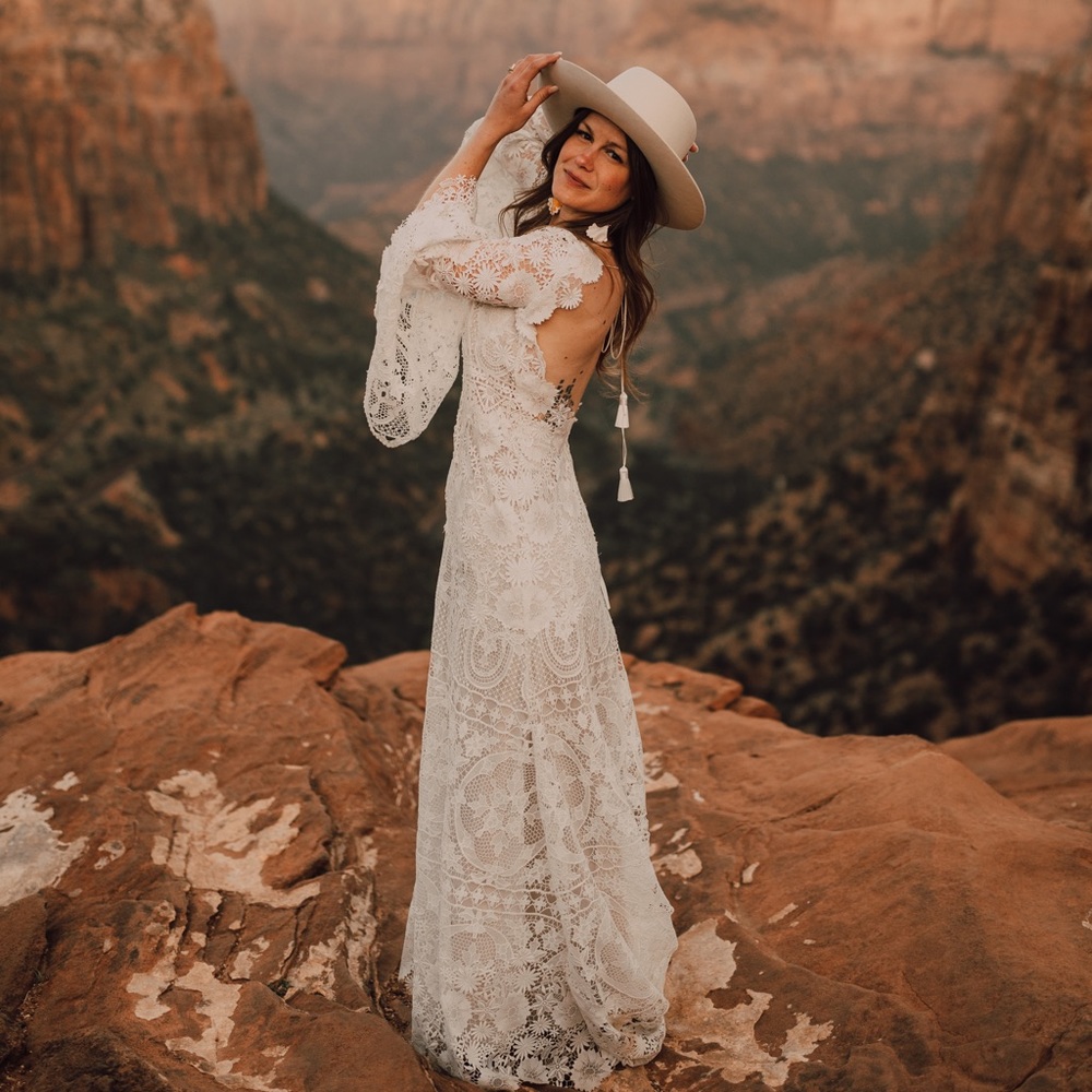 One of a kind wedding dress